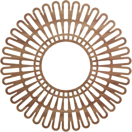 Ekena Millwork Cornelius Wood Fretwork Pierced Ceiling Medallion, Walnut, 40"OD x 14 7/8"ID x 1/4"T CMWP40X0250CRWA